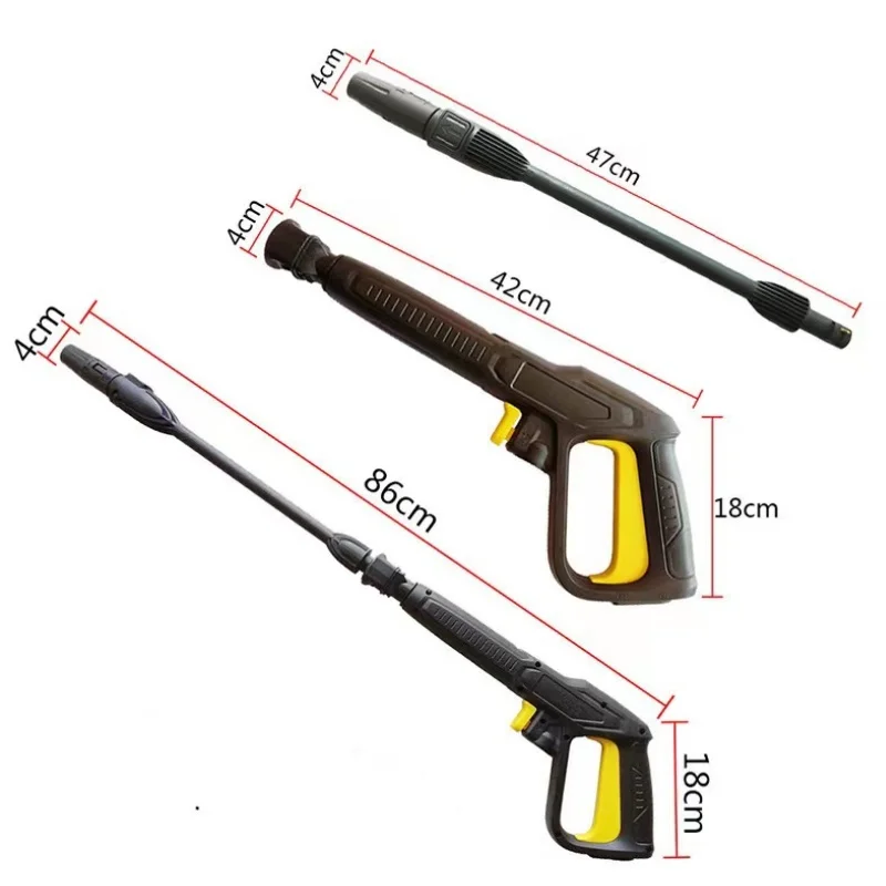 High Pressure Cleaning Gun, High-Pressure Cleaning Machine Spray Gun With Turbo Jet Nozzle Rod, Used For Karcher K2K3K4K5K6K7