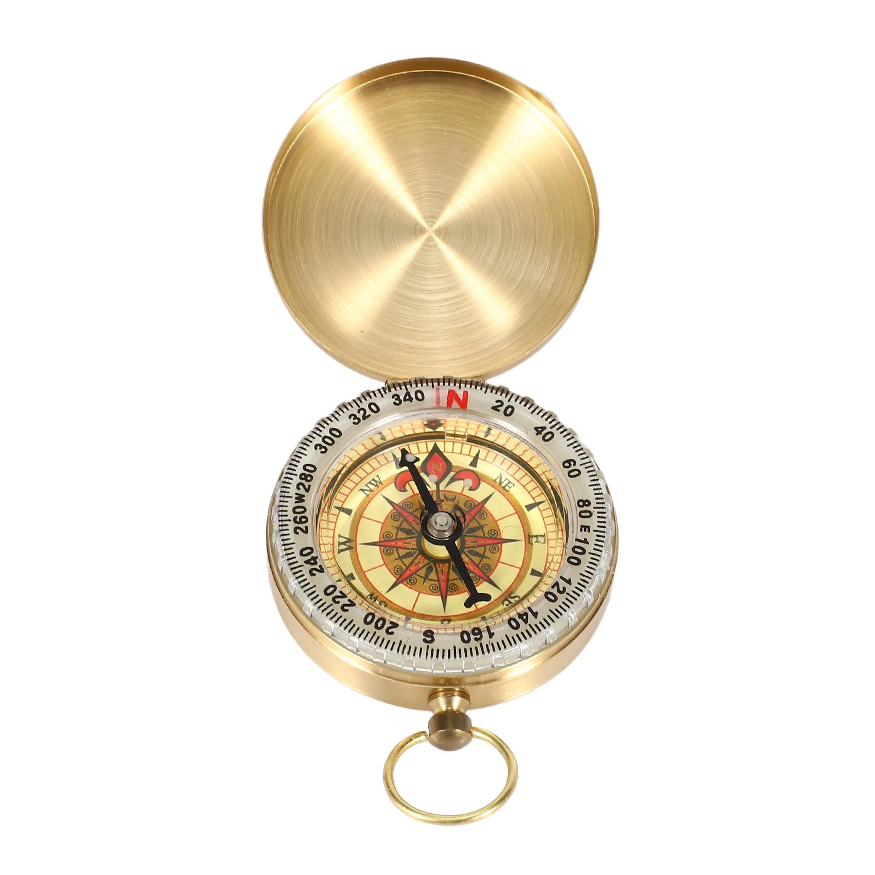 Classic Brass Pocket Watch Style Camping Compass