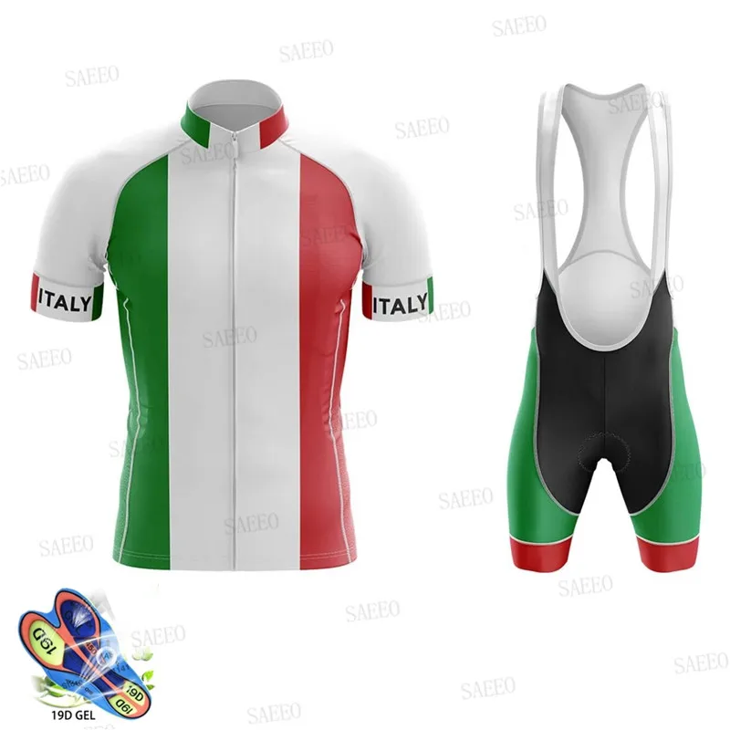 

Ropa Ciclismo 2023 Summer Italy Cycling TEAM Jersey Set Breathable Quick-drying Maillot Pro Clothing