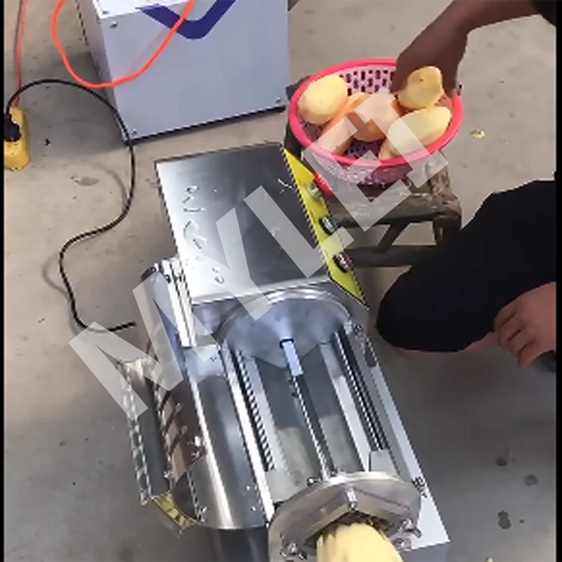 Best Electric Potato Cutter 2026 with Motorized Customizable Strip Size for Vegetable Processing Plant Use