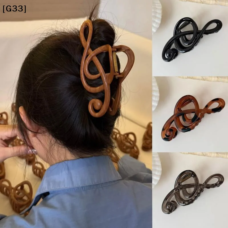 Modische Kreative Haarklammern in Musiknotenform, Süßer Minimalistischer Stil, Haarspangen, Haaraccessoires, Geschenk
