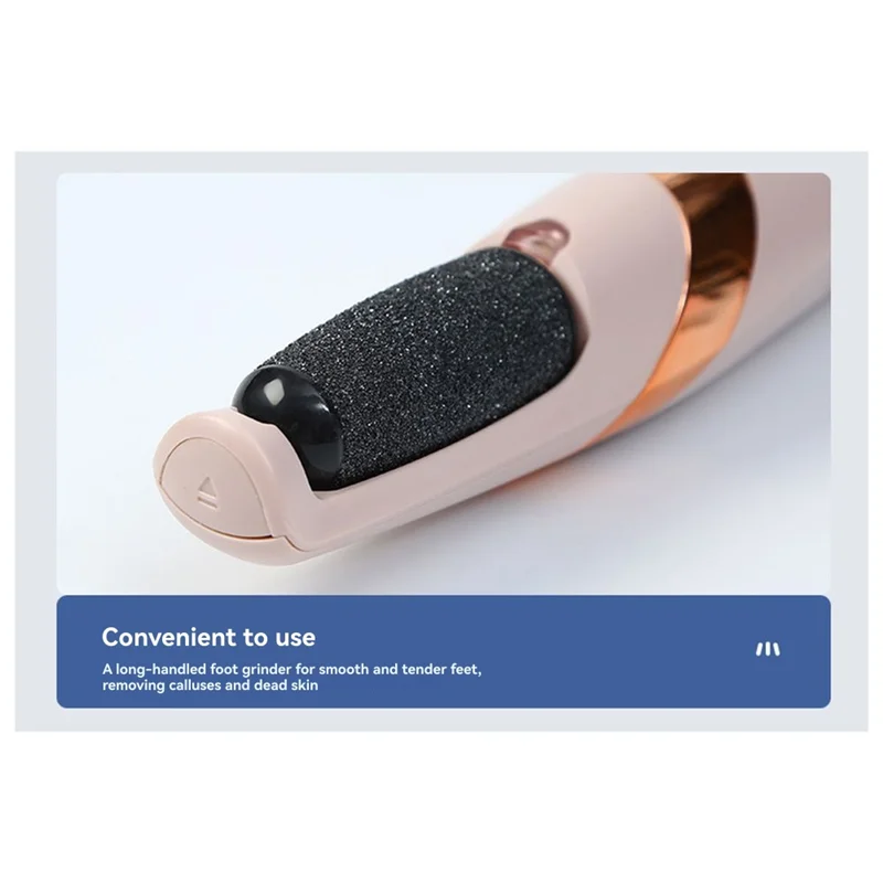 Автоматическая электрическая шлифовальная машинка для ног для легкого удаления мозолей и педикюра, перезаряжаемая и эффективная-A77G