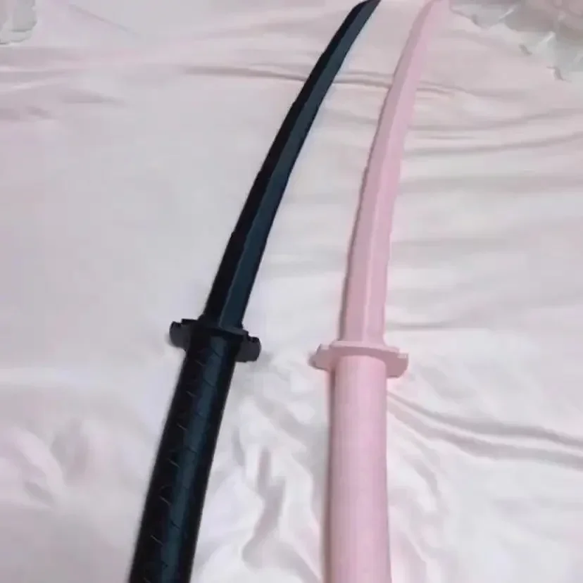 1/2PCS 3D Printed Gravity Samurai Sword Knife Retractable Katana Sword Scalable Kids Toys Cos Props Stress Relief Decor Crafts
