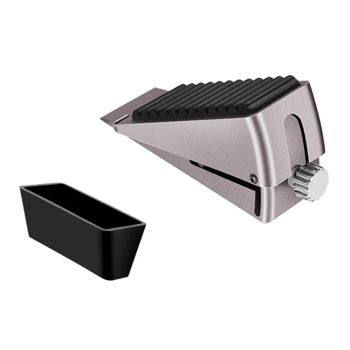 Door Holder Adjustable Door Stop Great For Outdoors Robust Stainless Steel Versatile Door Compatibility Wind Resistant Design