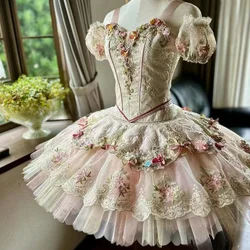 Falda de gasa tutú de ballet con variación de muñeca de hadas personalizada profesional