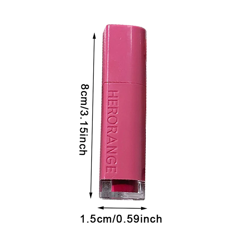 HERORANGE Mirror Lip Gloss Lip Glaze Transparent Glass Lasting Moisturizing Waterproof Liquid Lipsticks Sexy Red Lips Cosmetics