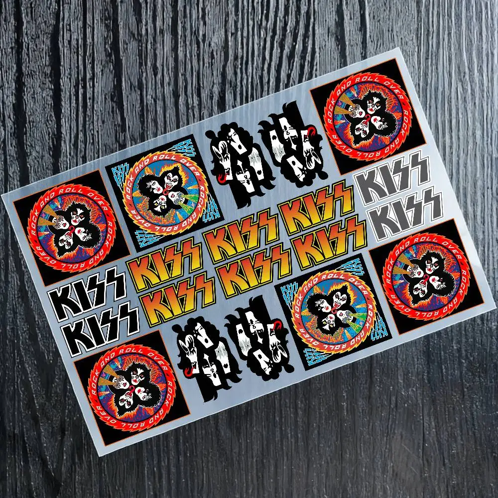 K-KISS Rock Band Stickers Auto Body Bumper Windows Motorcycle Laptop Walls Vinyl Decal Car Tuning Accessories view 2
