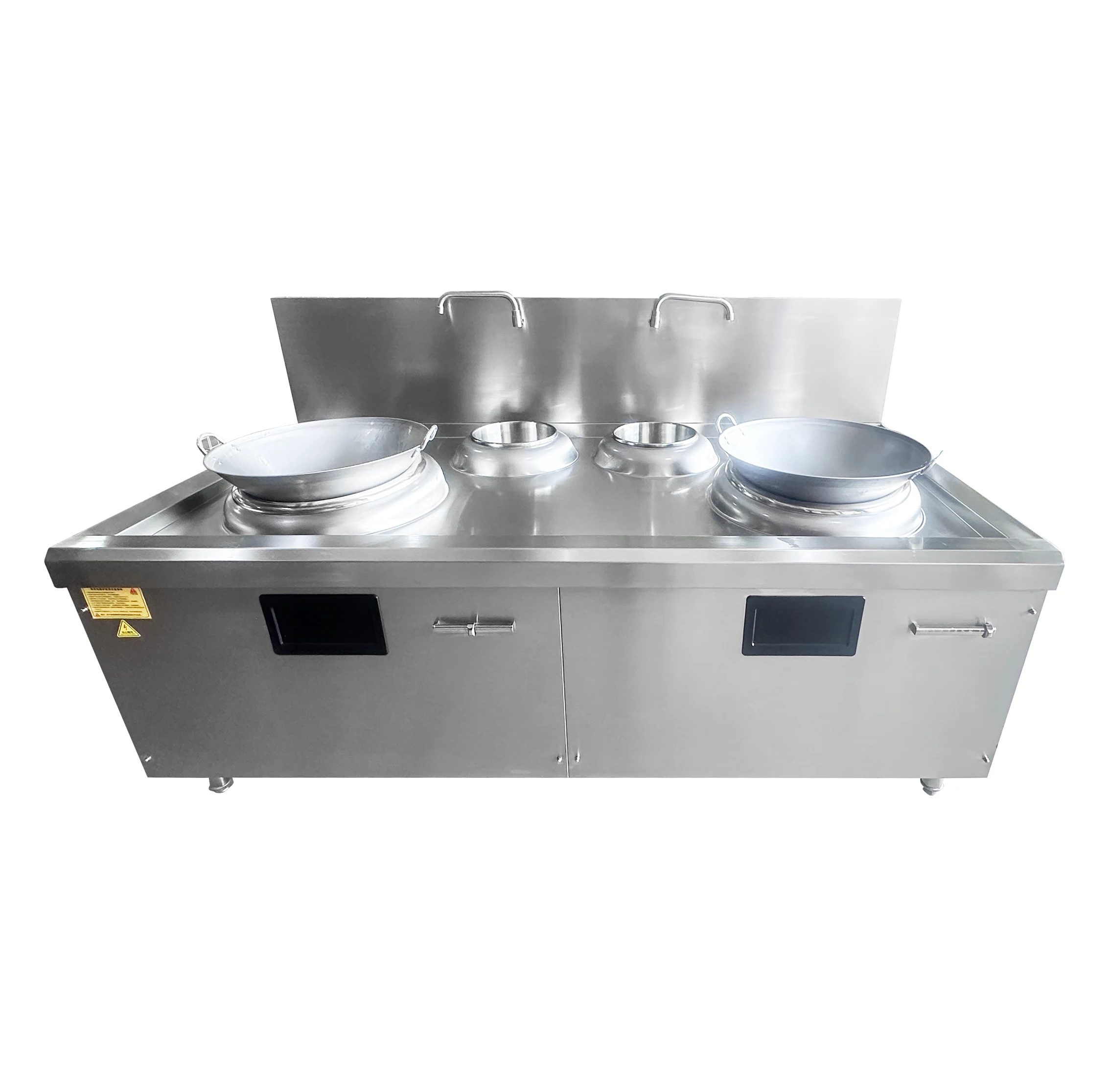 

Commercial Kitchen Cooking Stainless Steel Gas Stove with Electronic Ignition Wok Burner Commercial Cooking Equipment