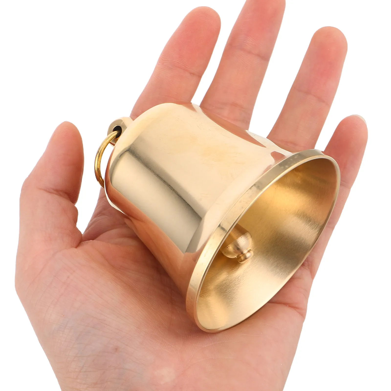 

Christmas Brass Bell Pendants Retro Vintage Copper Hanging Bells Metal DIY Crafting Charms Jingle Keychain Ornaments Dog Collar