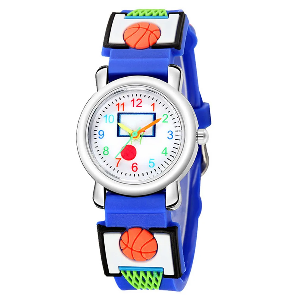 

3D Kids Watches for Children Cartoon Wrist Watch Light Durable Design Easy Time Learning Adorable Fashion Quartz Gift for Boys