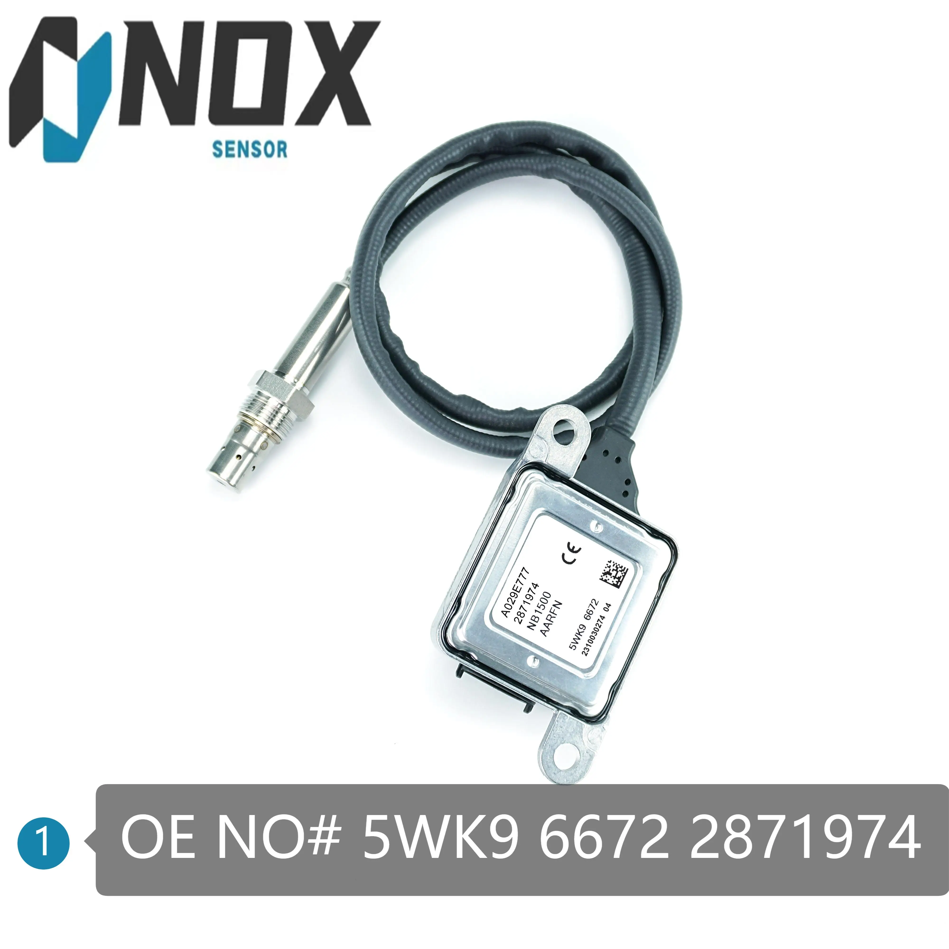 High Quality 12V Nitrogen Oxygen Sensor NOx Sensor 5WK9 6672 5WK96672 2871974