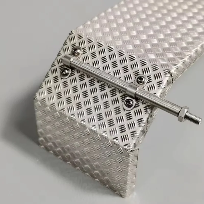 Metal Biaxial Anti-skid Pattern Fender for 1/14 Tamiya RC Truck Car Scania 770S BENZ 3363 VOLVO FH16 MAN Diy Parts Toys