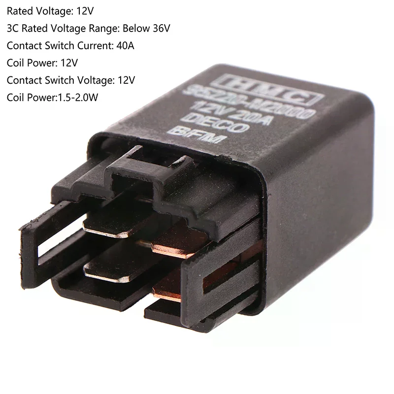 1PCS 95220-M2000 12V 40A Universal NEW CAR RELAY Universal Flasher 12V 4PIN 40A