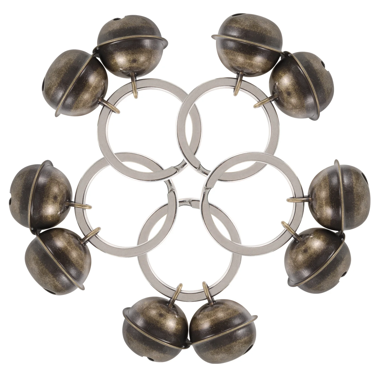 

5Pcs Pet Bell for Cats and Dogs Stylish Collar Accessory Hanging Ornament Keychain Charm Training Tool for Small Pets