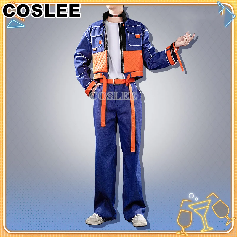 COSLEE Vtuber Kitami Coolguy Cosplay Costume Fashion Uniform Coat Tshirt Pants Halloween Party Outfit Men S-4XL Customized New