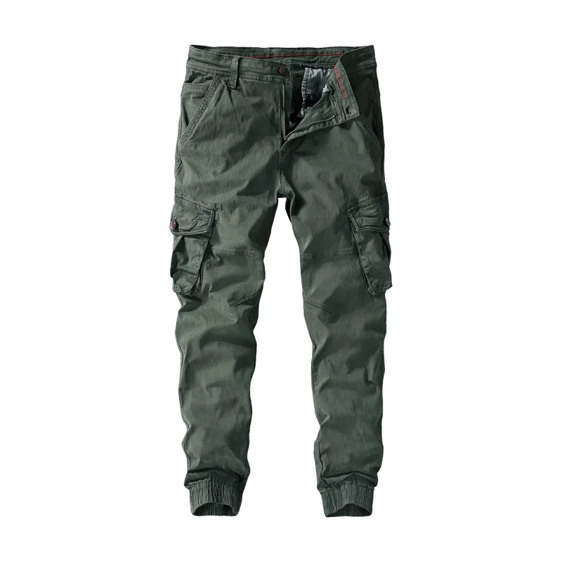 Cargo Pants Men Jogging Casual Pants Cotton Full Length Military Mens Streetwear Mens Work Tactical Tracksuit Trousers Large Siz