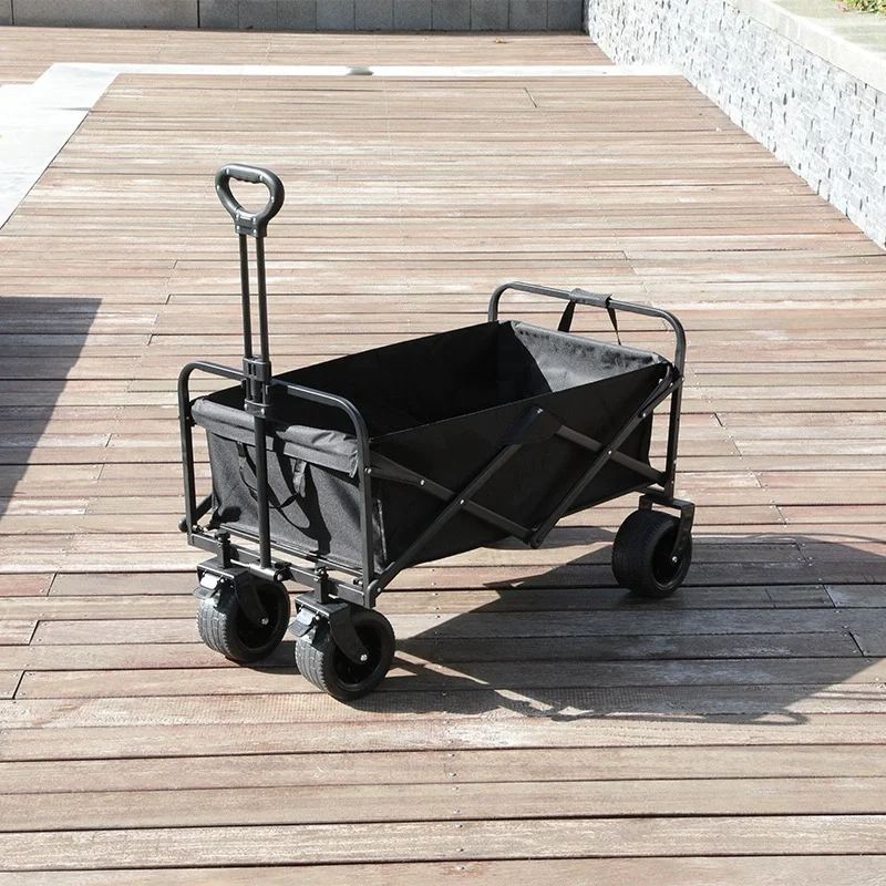 

150L High Loading Collapsible All-terrain Wheels Foldable Picnic Camping Garden Shopping Trolley Wagon Cart