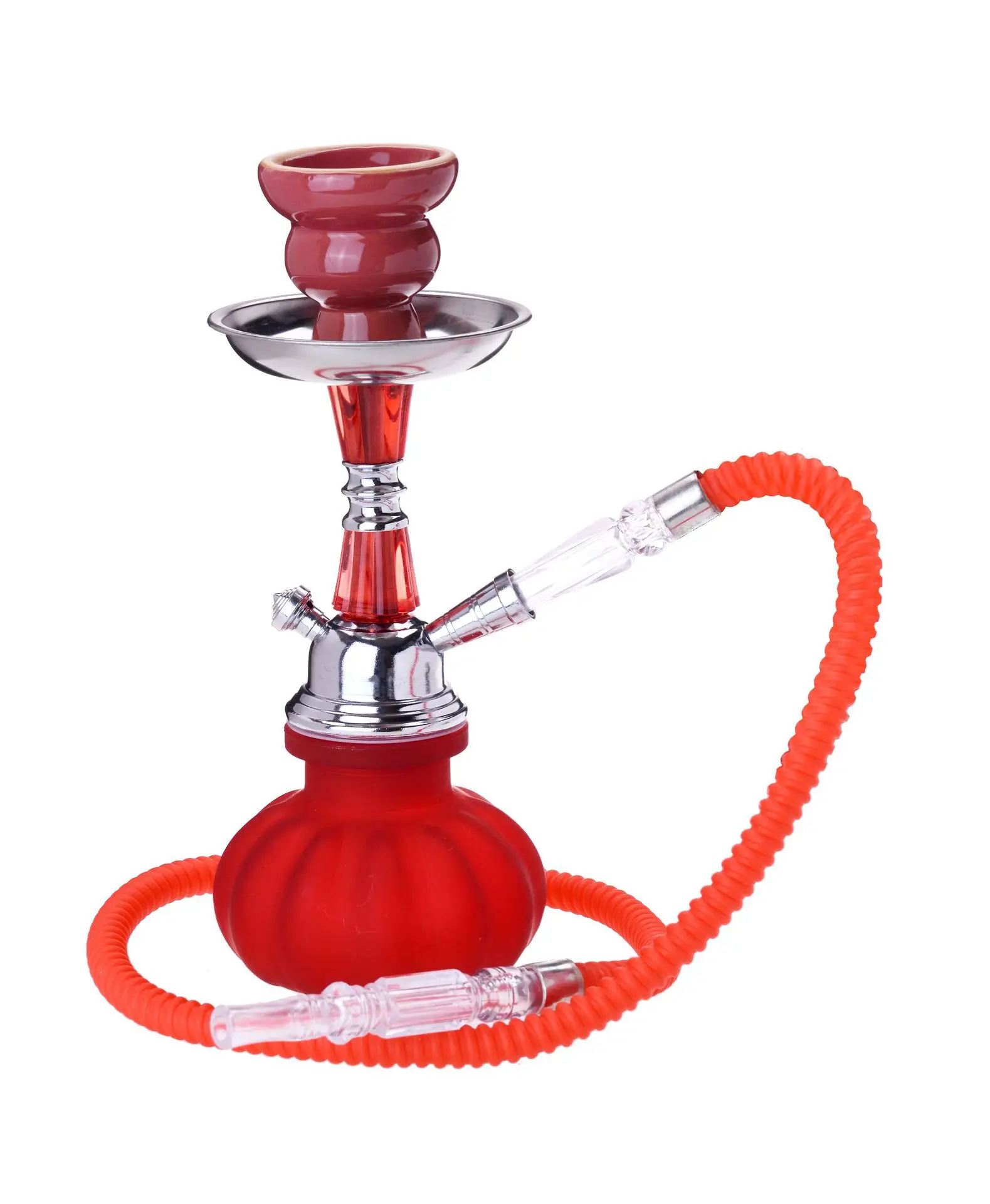 

Red Arabian Hookah Shisha Full Set Bar Ktv Small Shisha Hookah Glass Pot Single Tube Hookah Pot