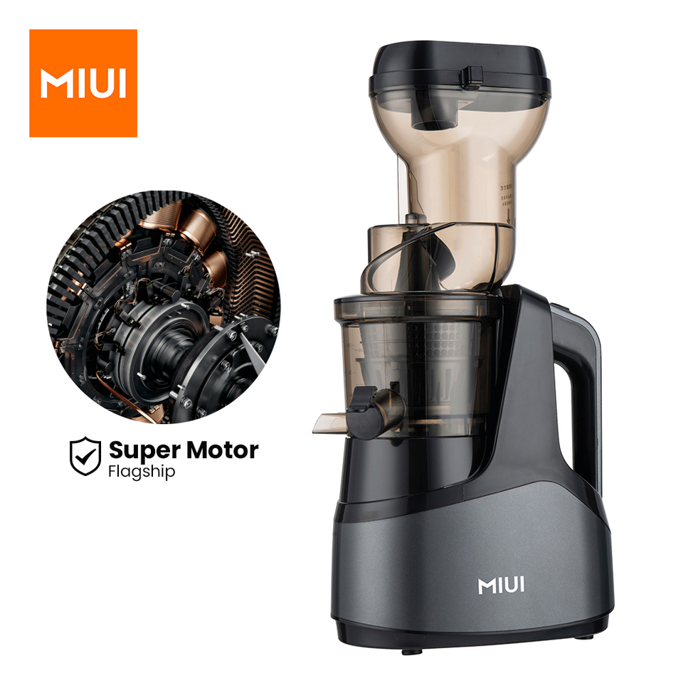  MIUI Original Juicer Commercial Juice Extractor Screw Cold Press Electric Slow Juicer Machine Flagship Easy-Clean Free 3 Filters 