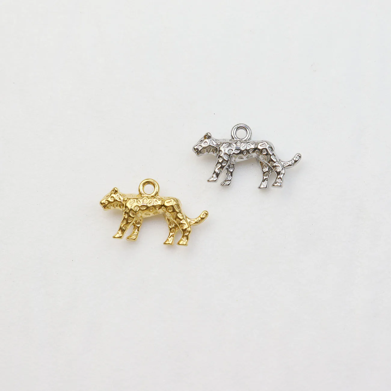 5 قطع صب الفولاذ المقاوم للصدأ مكونات جميلة سحر قلادة عقد دي اي واي أقراط أساور مجوهرات سحر PVD لوحة المياه برهان