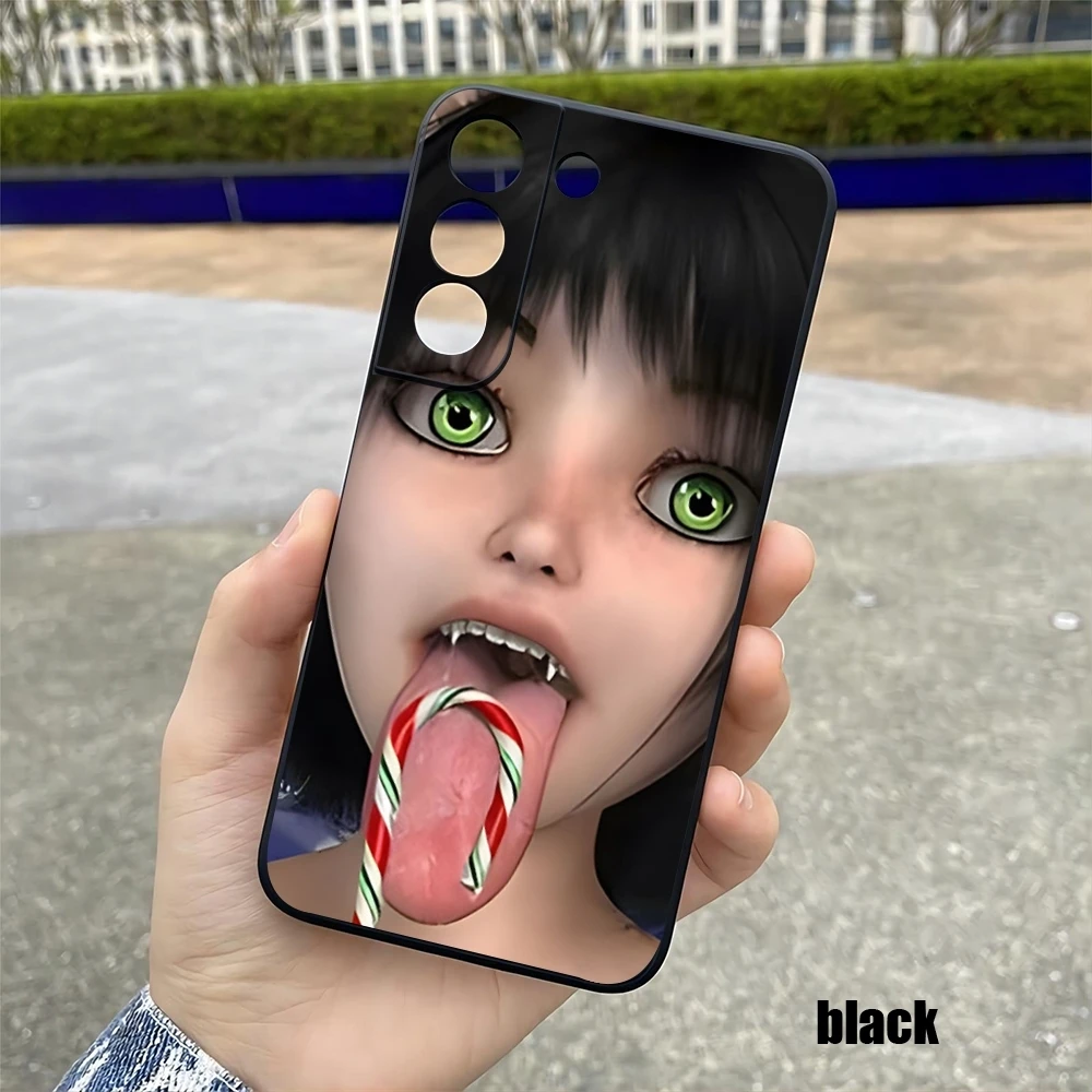 Clmj Cool Girl Punk Y2K Phone Case Phone Case For Samsung S25 26 24 23 A54 S21 S22 Ultra A 42 32 52 51 Note 23 S10 E Plus S20 F