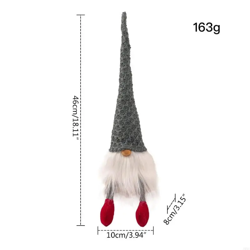 J0MF Interactive Stuffed Gnome with Soft PP Cotton Christmas’s for Festivals