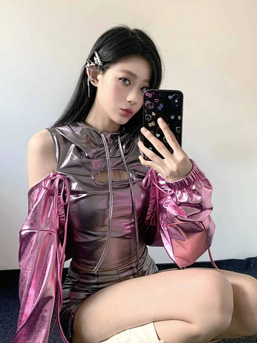 Sexy Kpop Female Group Performance Outfit Future Tech Sense Stage Performance Bar Gogo Nightclub Show Costume Set