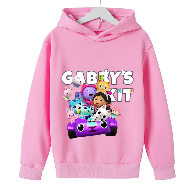 2025 جديد غابي دمية فتاة هوديي بلوزات الطفل الربيع قمة الموضة عادية الطفل البلوز أبلى ملابس أطفال هدية عيد ميلاد