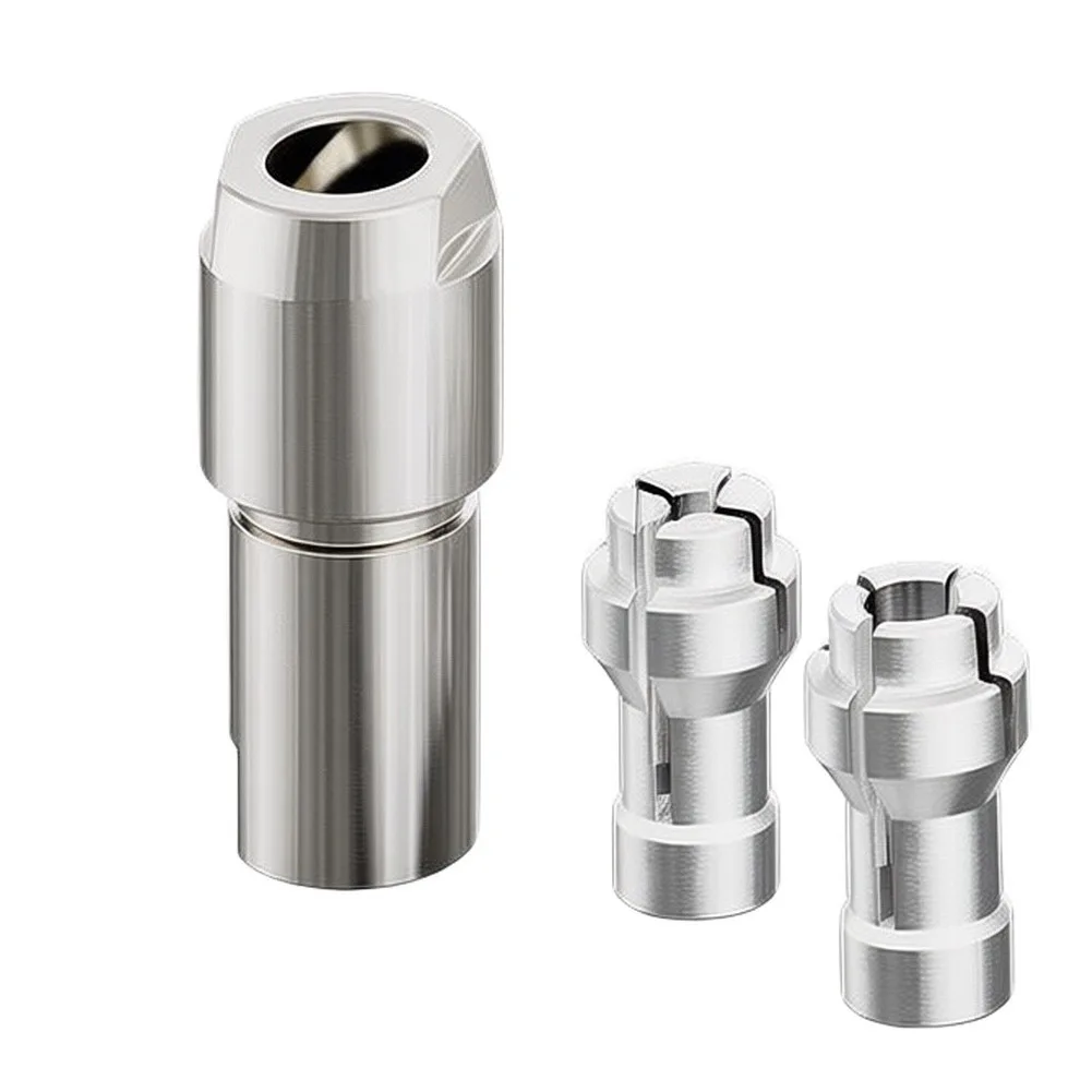 Die Grinder Style Conversion Kit for 5/8-11 Thread Angle Grinders Including 14mm and 18mm Collets and Long Reach Extension Rod
