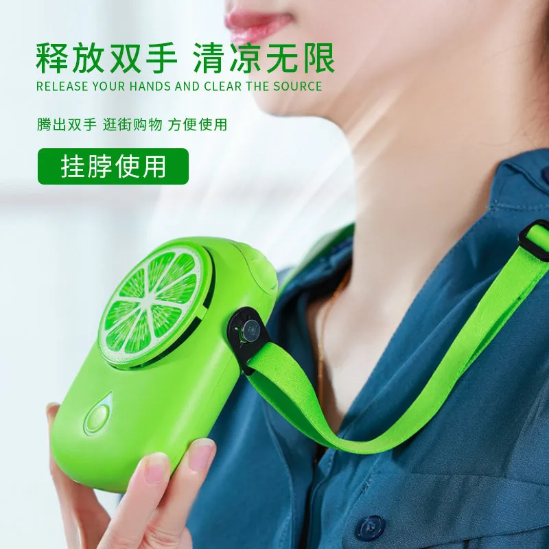 Neck Fan Summer Portable Outdoor Portable USB Handheld Mini Silent