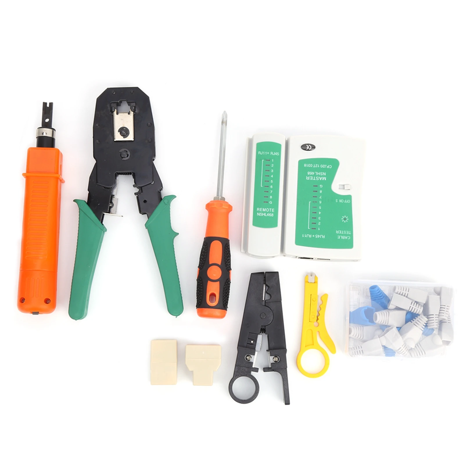 Network Wiring Tool Set Portable Professional Cable Detection Accessories YG‑P310 DC 9V Wire Measuring Instrument