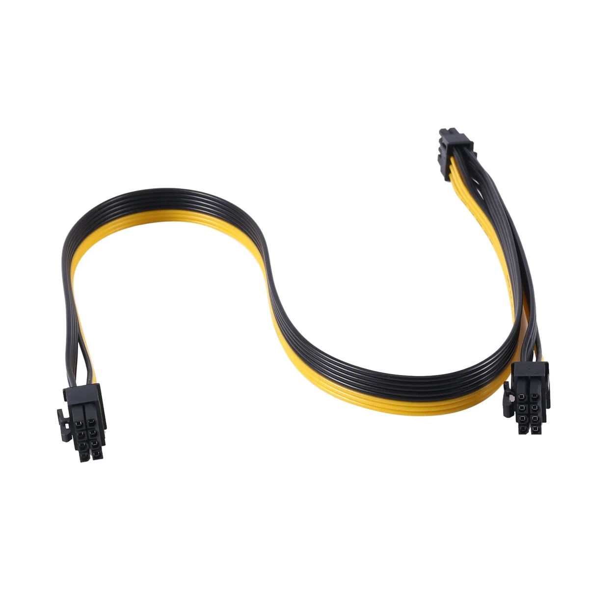 كبل طاقة سريع Pci-e 8 دبوس من الذكور إلى المزدوجة 8 دبوس (6 + 2) pci ، لمزود طاقة وحدات evga ، 60 + 20