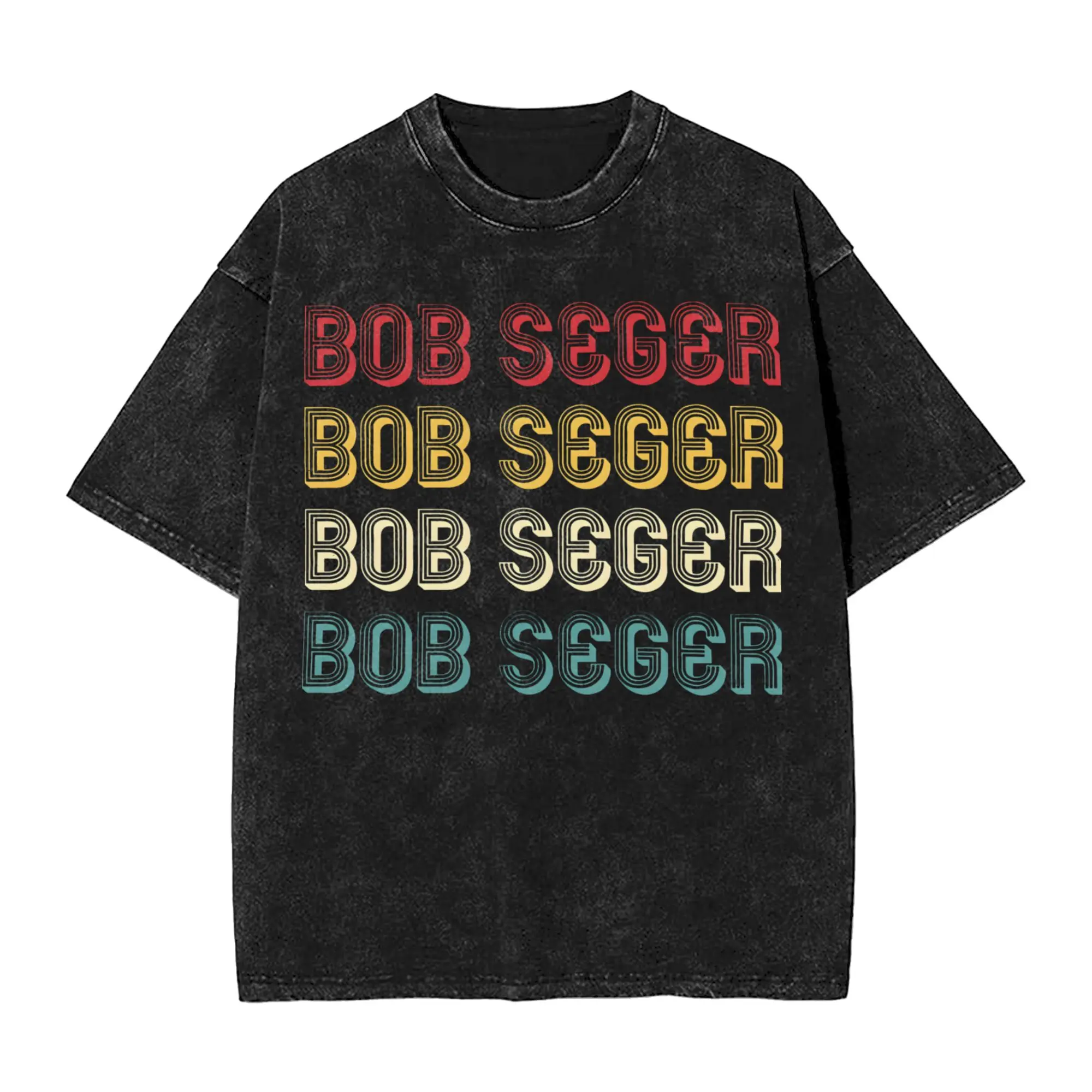 Summer Bobs legend rock and Roll Segers Final Tour  Washed Shirts Merch Harajuku T-Shirt  for Men Women Tee Shirt