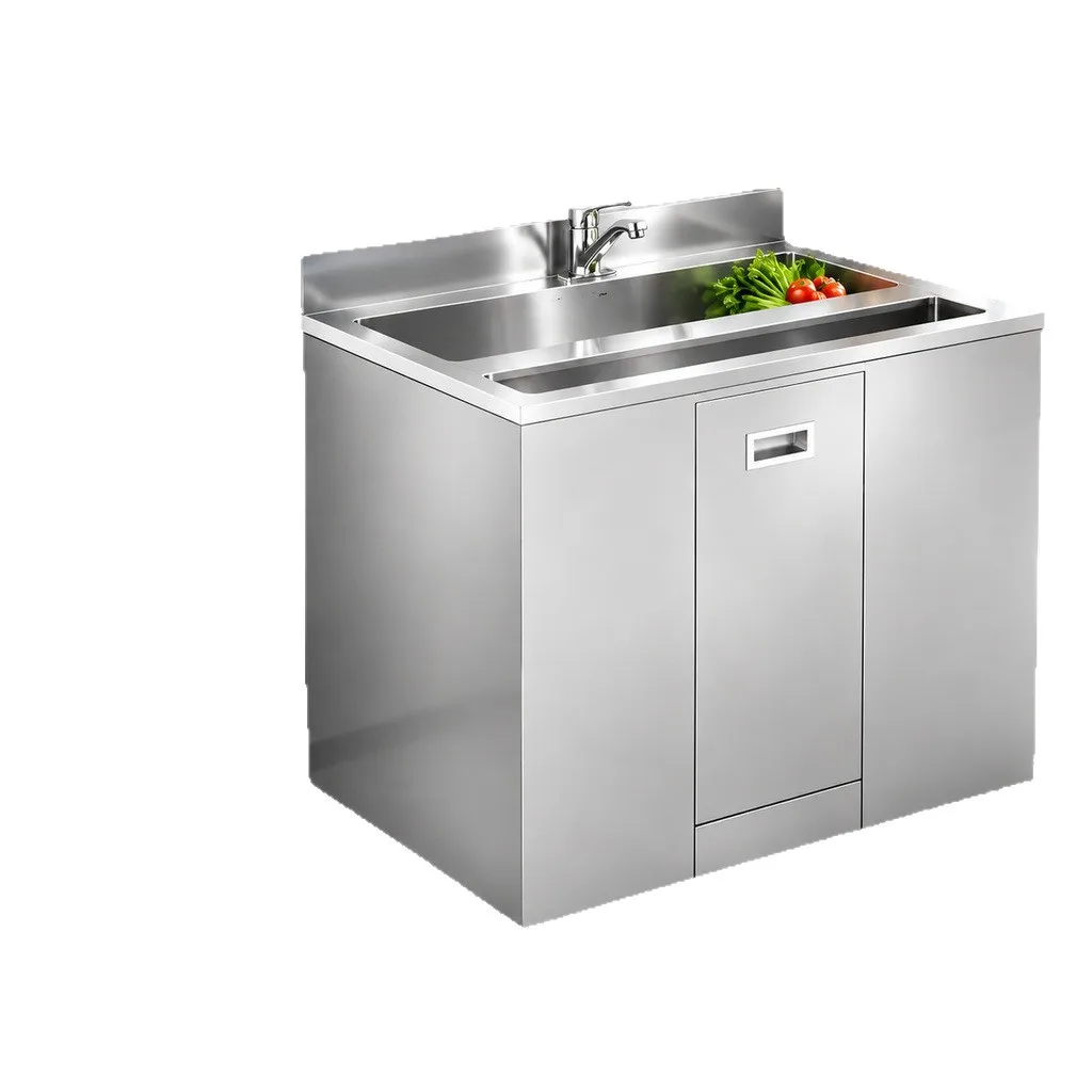 304 stainless steel washing pool induction single and double three or four people in one hand washing and disinfection pool food