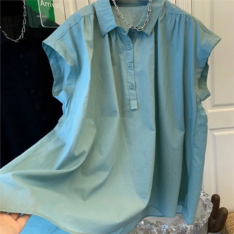 

Summer Thin Large Size Casual ort Sve irt Men Women Loose T-irt Pure Color Youth Faion Comfortable Breathable Top