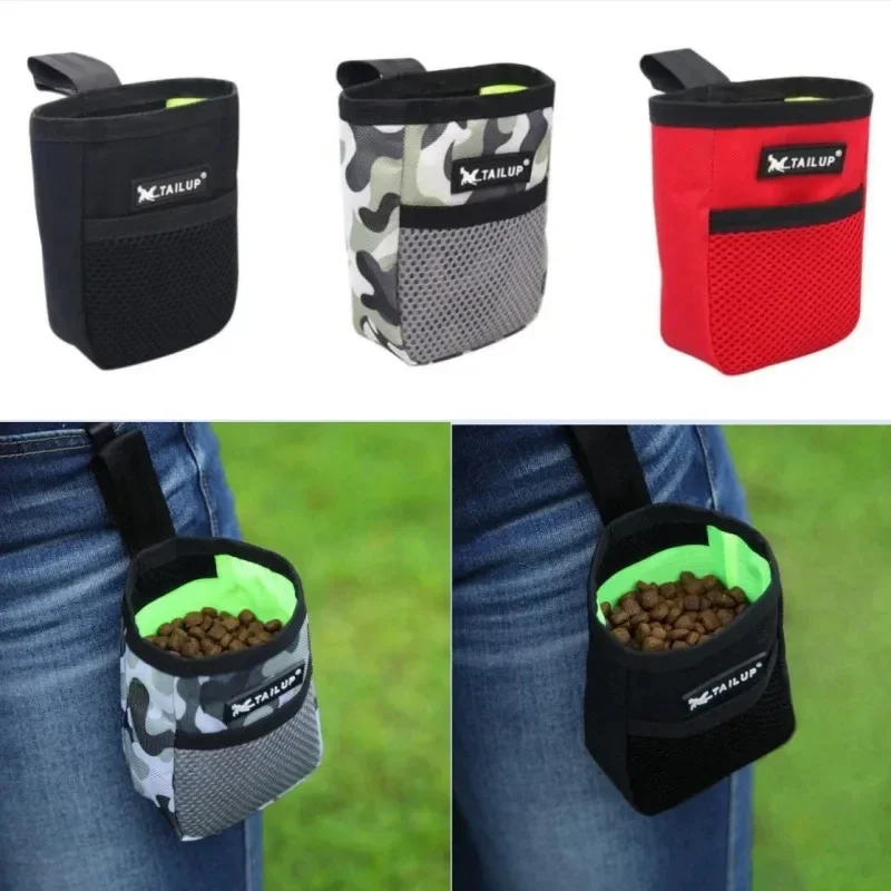 1PC Pet Dog Puppy Training Treat Snack Bait Pet Feed Pocket Pouch Obedience Agility Pouch Food Bag Pocket Snack Reward Waist Bag