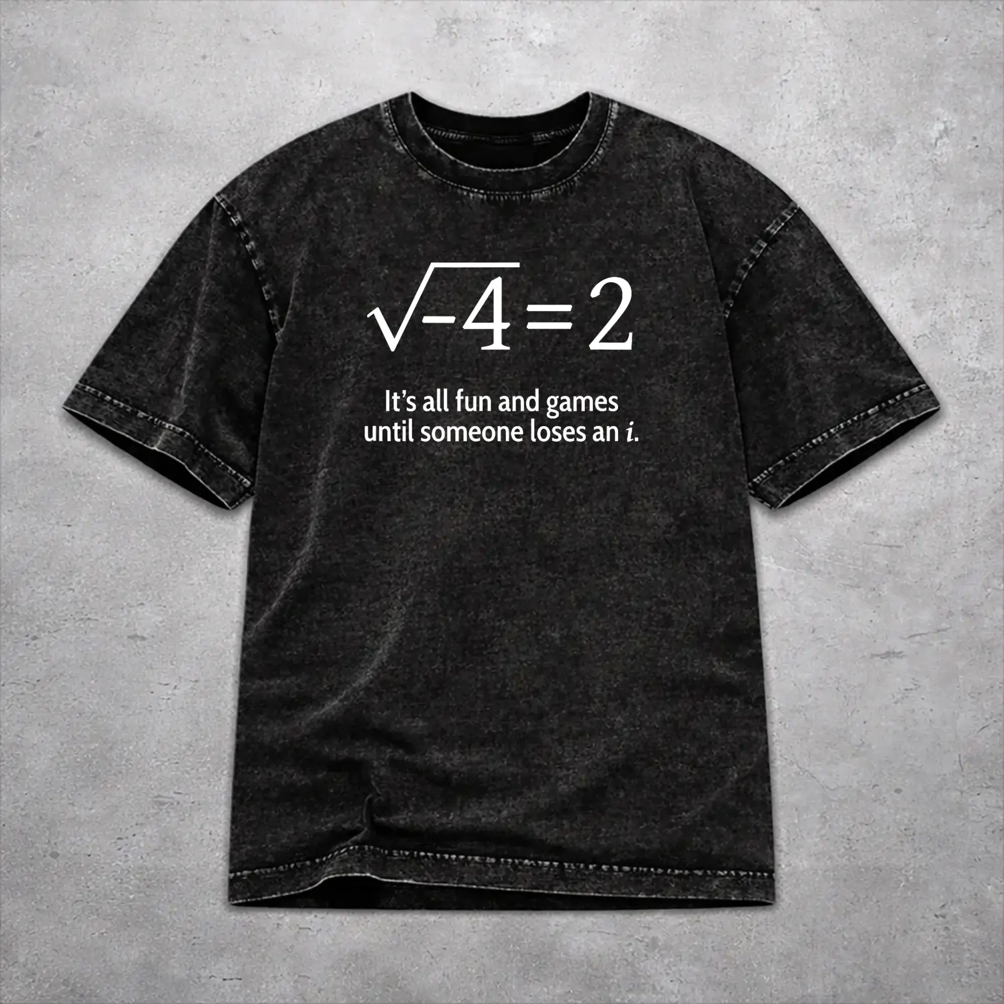 Graphic Printed Someone Loses An i Funny Math Short Sleeve  Washed T Shirts Merch Oversize T-Shirt  for Men Women Tee Shirt
