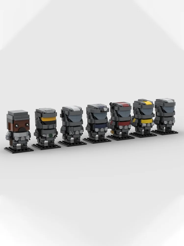 1129 pièces MOC Halo 3 ODST Squad Alpha neuf modèles jouets blocs de Construction Construction assembler bricolage éducation cadeau de noël anniversaire