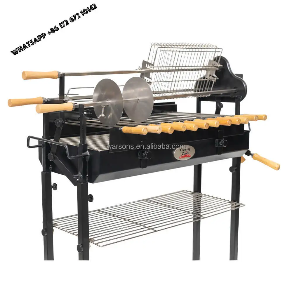 3mm Thick Deluxe Cyprus Grill Spit Chicken Rotisserie Roaster
