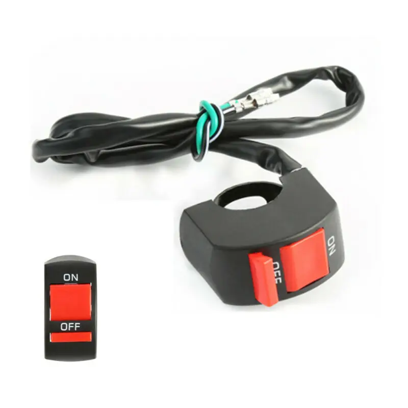 55cm On Off Switch Button Stop Handlebar Plastic Suitable Fit For Motorcycle Motorbike Ignition 55cm On Off Switch