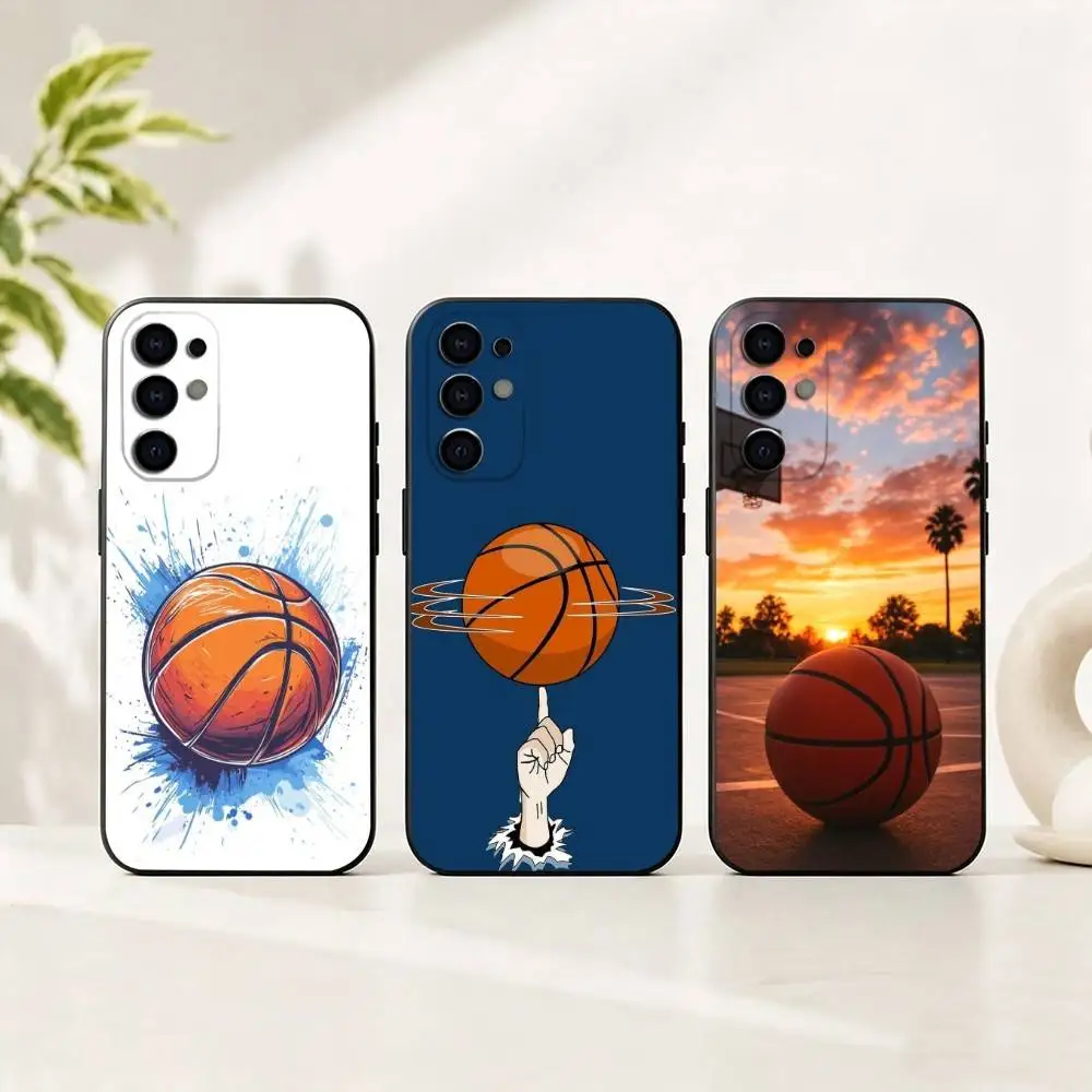 Sport Basketball-L Basket gift Phone Case Black Silicone Soft For Samsung S25,S24,S21,S22,S23,S30,Ultra,S20,Plus,Fe,Lite
