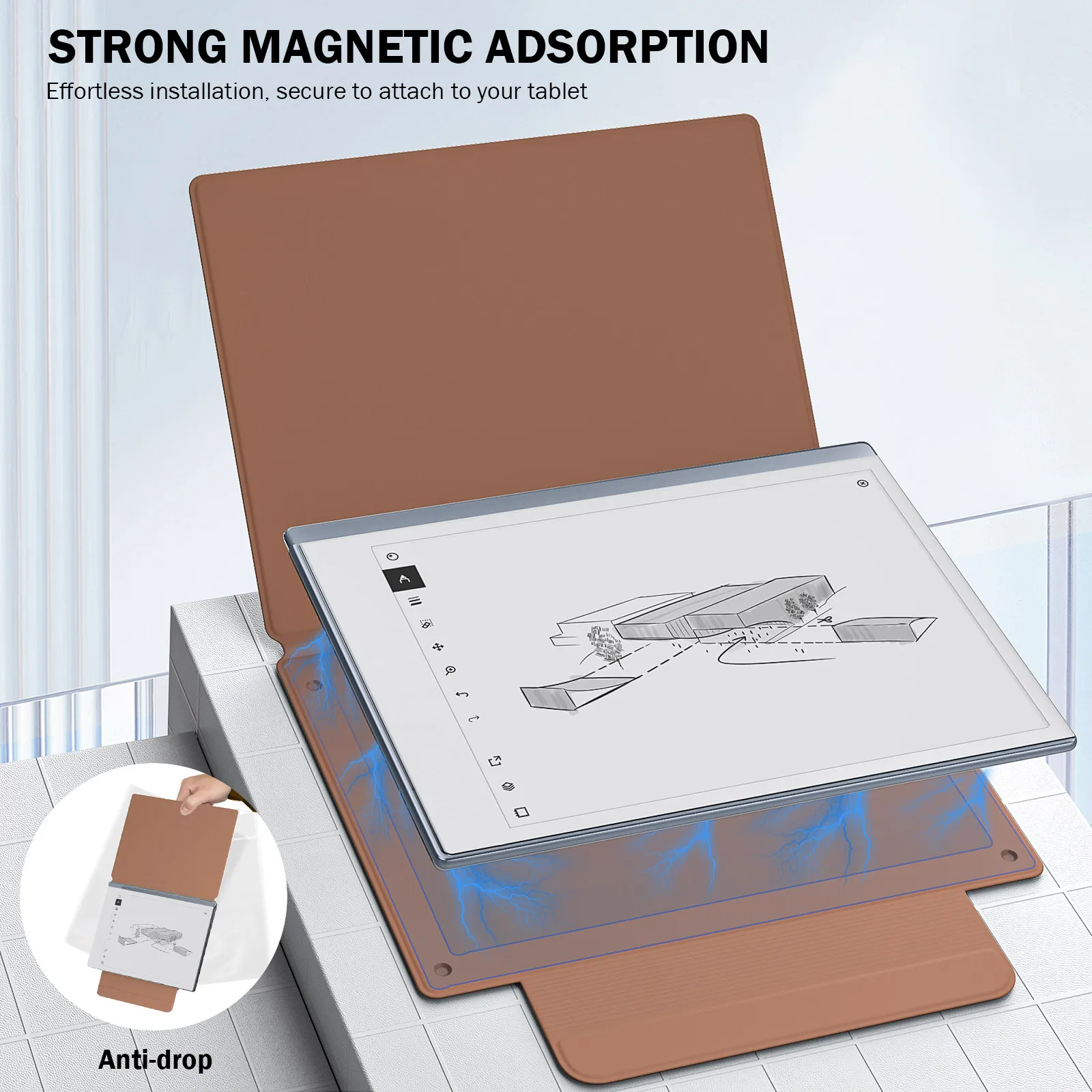 Lightweight Ultra-Thin Magnetic Case for Remarkable 2 10.3\