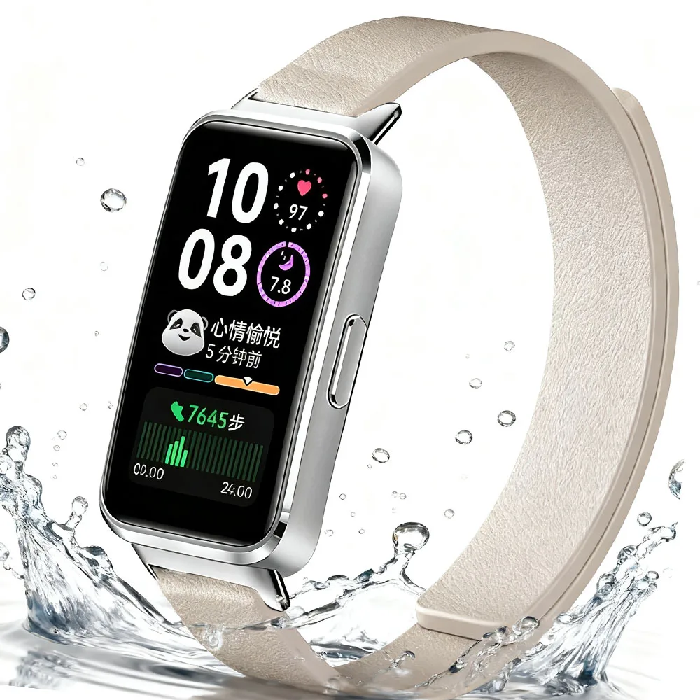 لينة سيليكون حلقة حزام لهواوي الفرقة 10 9 8 سوار مغناطيسي استبدال معصمه Correa لهواوي الفرقة 10 9 8 حزام الساعات