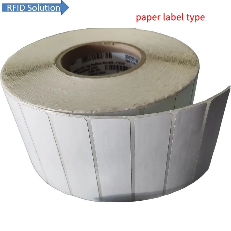 promotion price 100pcs smartrac dogbone uhf tag rfid paper label epc gen2  long range rfid tag sticker for warehouse inventory