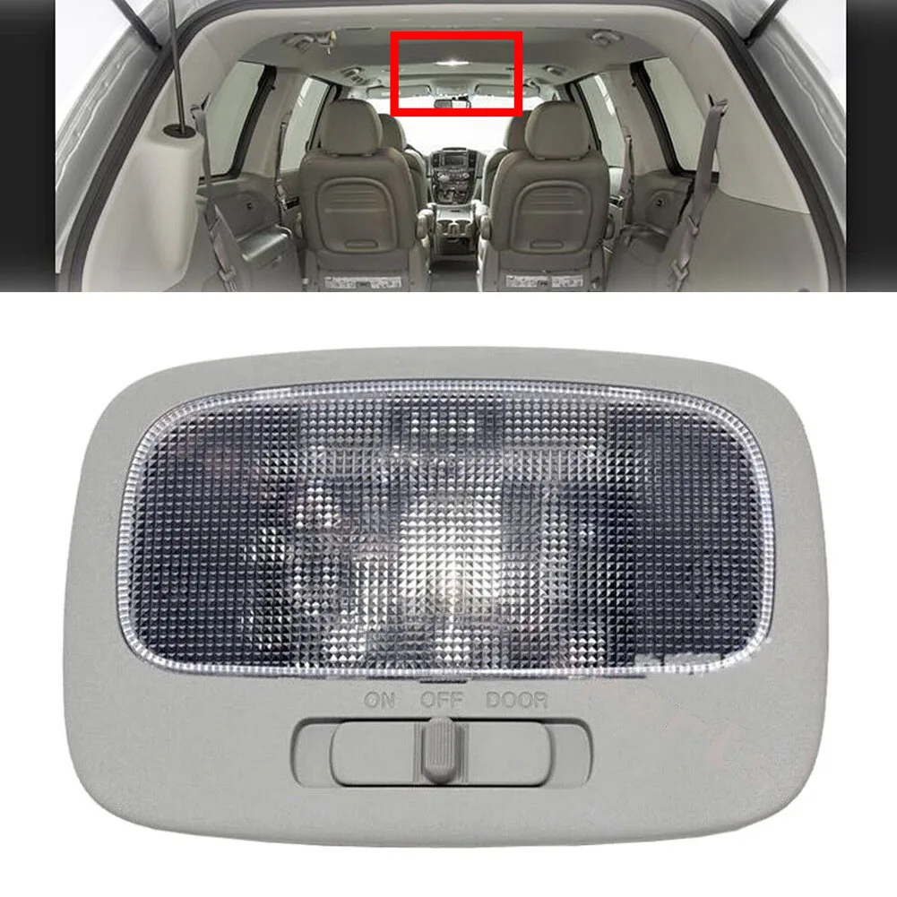 

Gray Interior Roof Reading Light Inner Overhead Dome Lamp For Kia Sedona 2006-2014 Ceiling Lamp With Switch