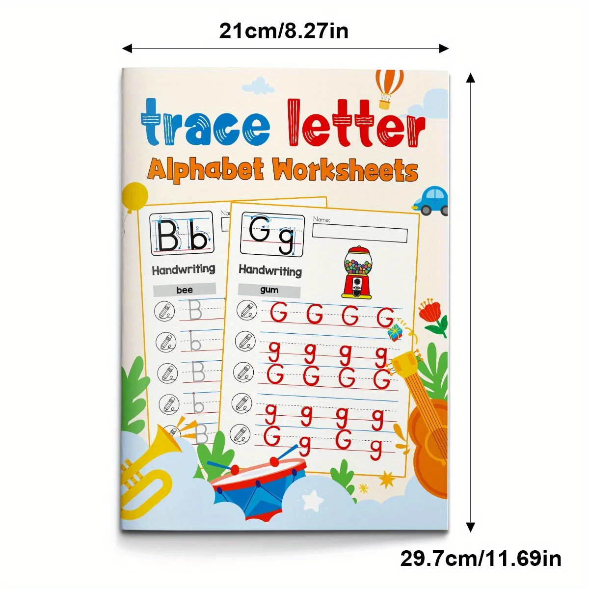 Learn to Write and Recognize Letters for Kids : A Fun and Educational Alphabet Workbook That Teaches Letter Identification