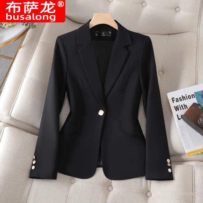 새로운 스타일리시 패션 정장 캐주얼 여성용 긴팔 프로페셔널 블레이저 포멀 재킷 워크웨어8305