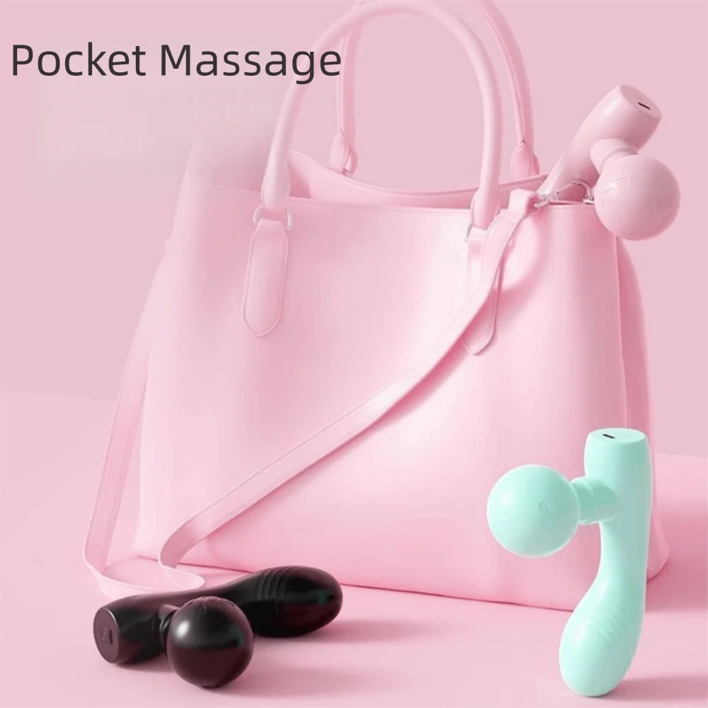 

Adjustables Mini Fascia Massager Wear Resistant Easy To Operate Deep Tissue Massage Device Comfortable Soft Massage Head