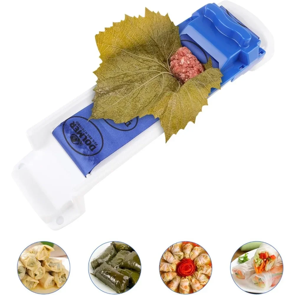 1 Pcs Grape Leaf Roll Machine, Vegetable Drum Machine, Sushi Meat Roll Tools, Kitchen Rattan Leaf Roll Accessories