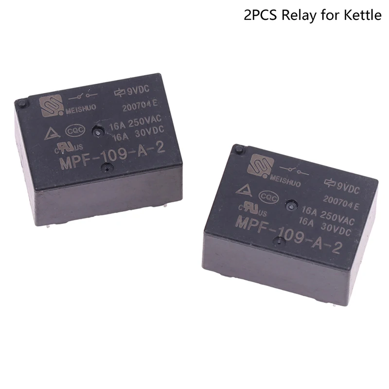 9V Relay MPF-109-A-2 9VDC 16A 4PINS Electromagnetic Electric Kettle Relay 9VDC 16A 4 Pins